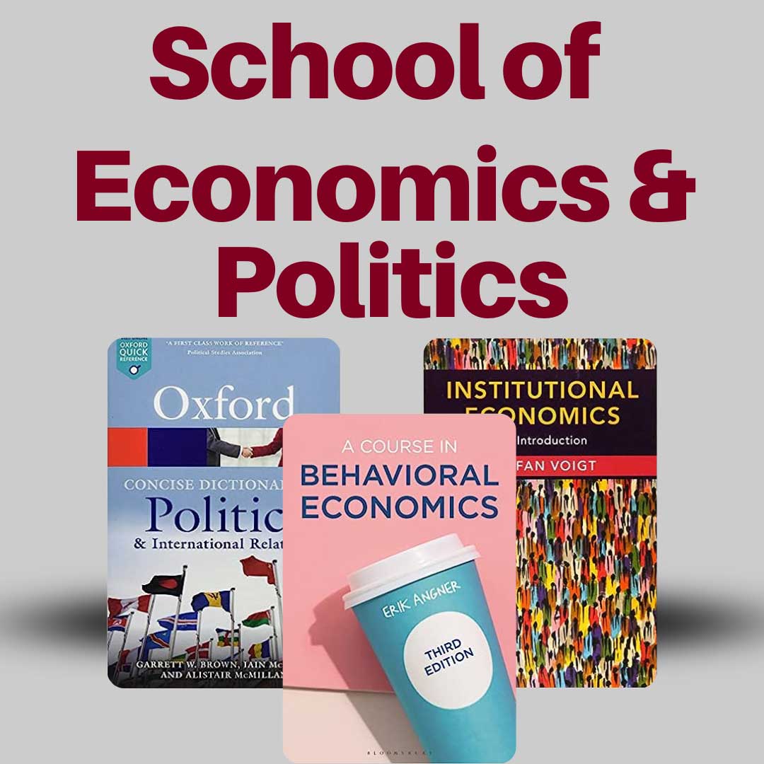 School Of Economics & Politics New & Latest Arrivals